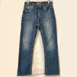 Buckle BKE Tyler Classic Straight Blue Jeans